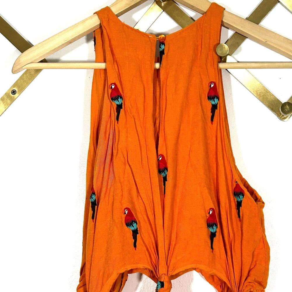 FARM Rio Orange Halter Maxi Dress with Cutouts - Picture 9 of 12